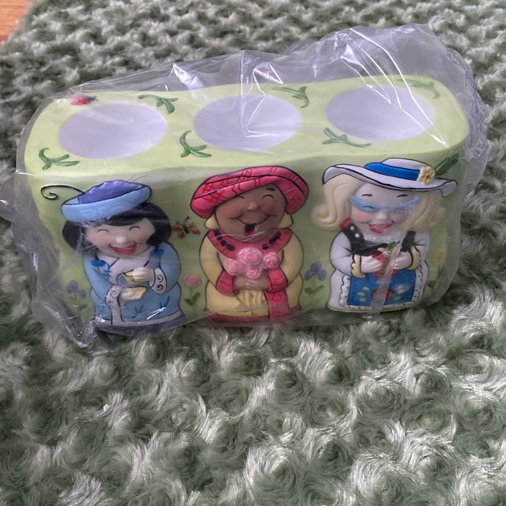 🌟PartyLite Garden Gals multi Tealight Holder